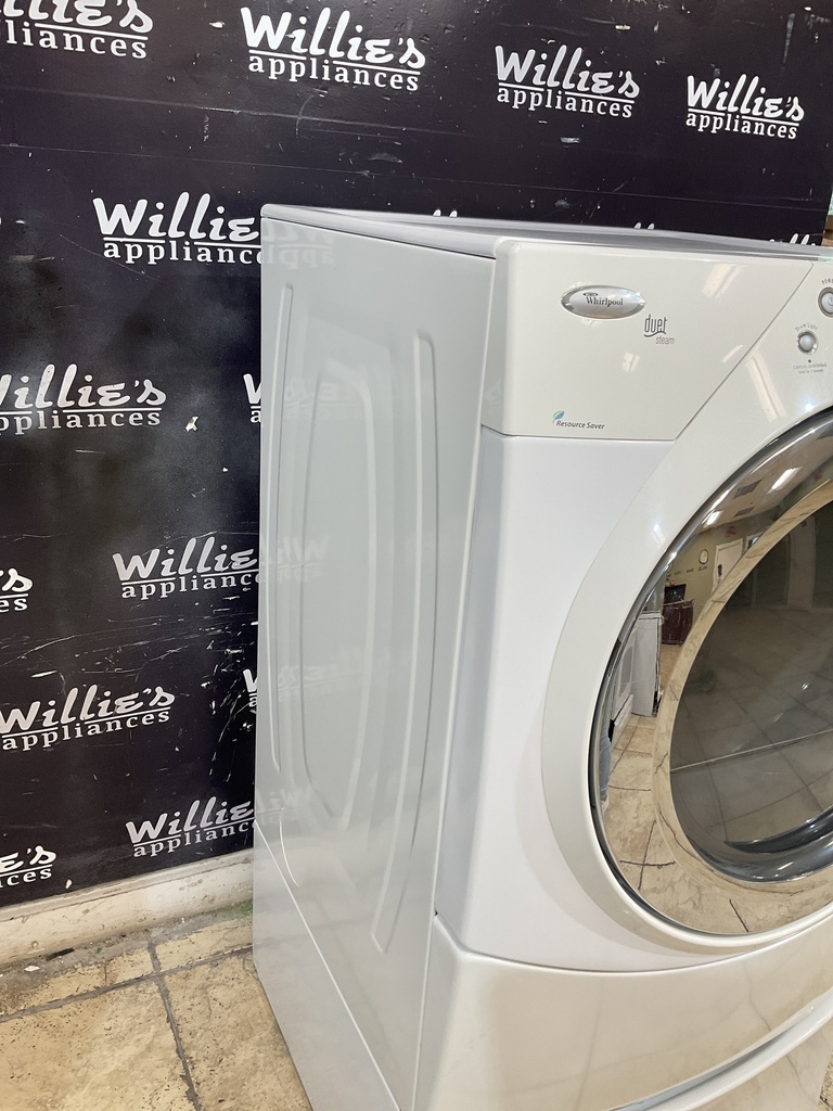 Whirlpool Used Electric Dryer 220volts (30 AMP) 27inches {4 prong} (White) 