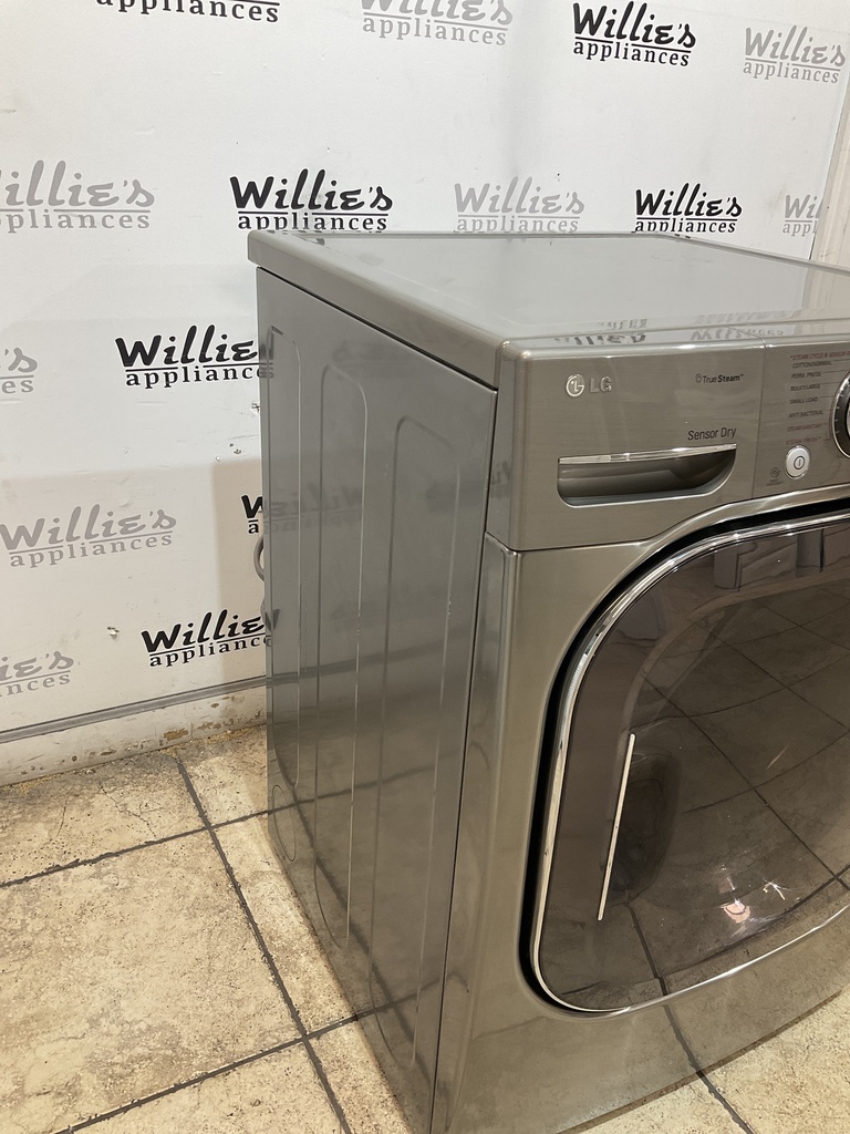 Lg Used Electric Dryer 220volts (30 AMP) 27inches {3 prong} (Grey) 