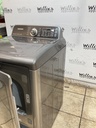 Samsung Used Electric Dryer 220volts (30 AMP) 27inches {no cord} (Grey) 