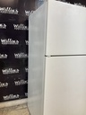 Whirlpool Used Refrigerator Top and Bottom 30x66 (white) 