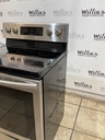 Samsung Used Electric Stove 220volts (40/50 AMP) 30inches {no cord} (Stainless steel) 
