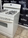 Ge Used Natural Gas Stove 30inches (Bisque) 