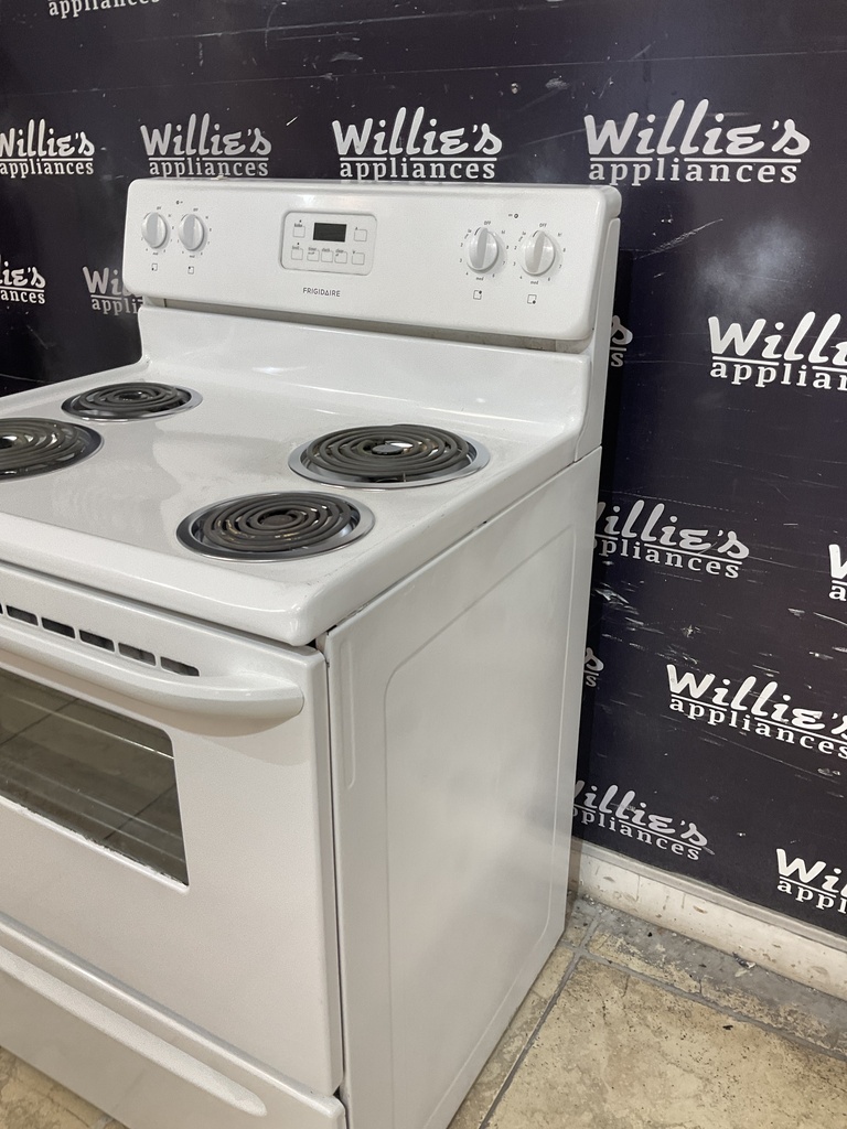 Frigidaire Used Electric Stove 220volts (40/50 AMP) 30inches {no cord} (White) 
