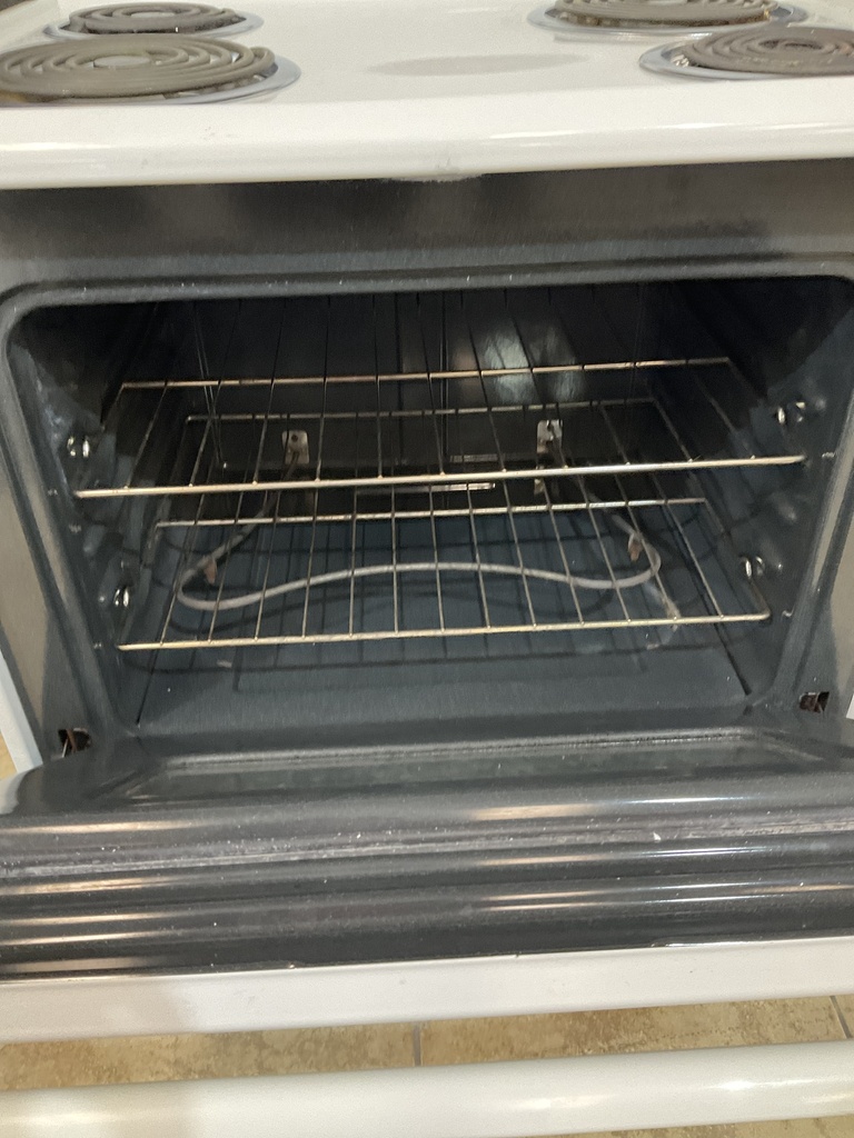 Frigidaire Used Electric Stove 220volts (40/50 AMP) 30inches {no cord} (White) 