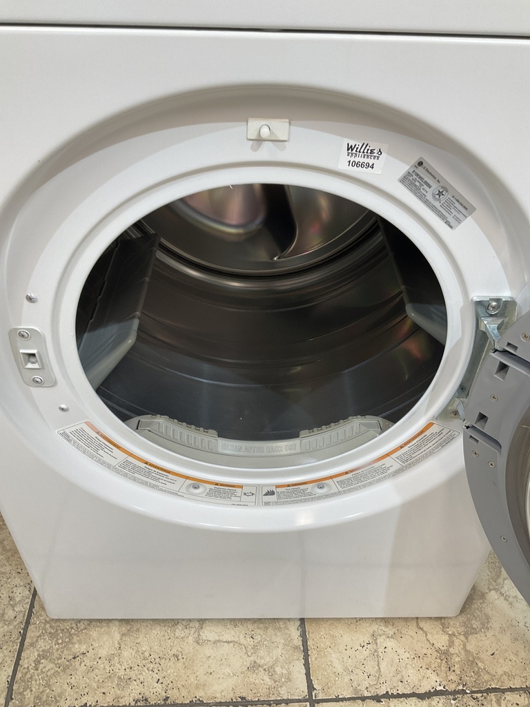 Lg Used Natural Gas Dryer 27inches (White) 