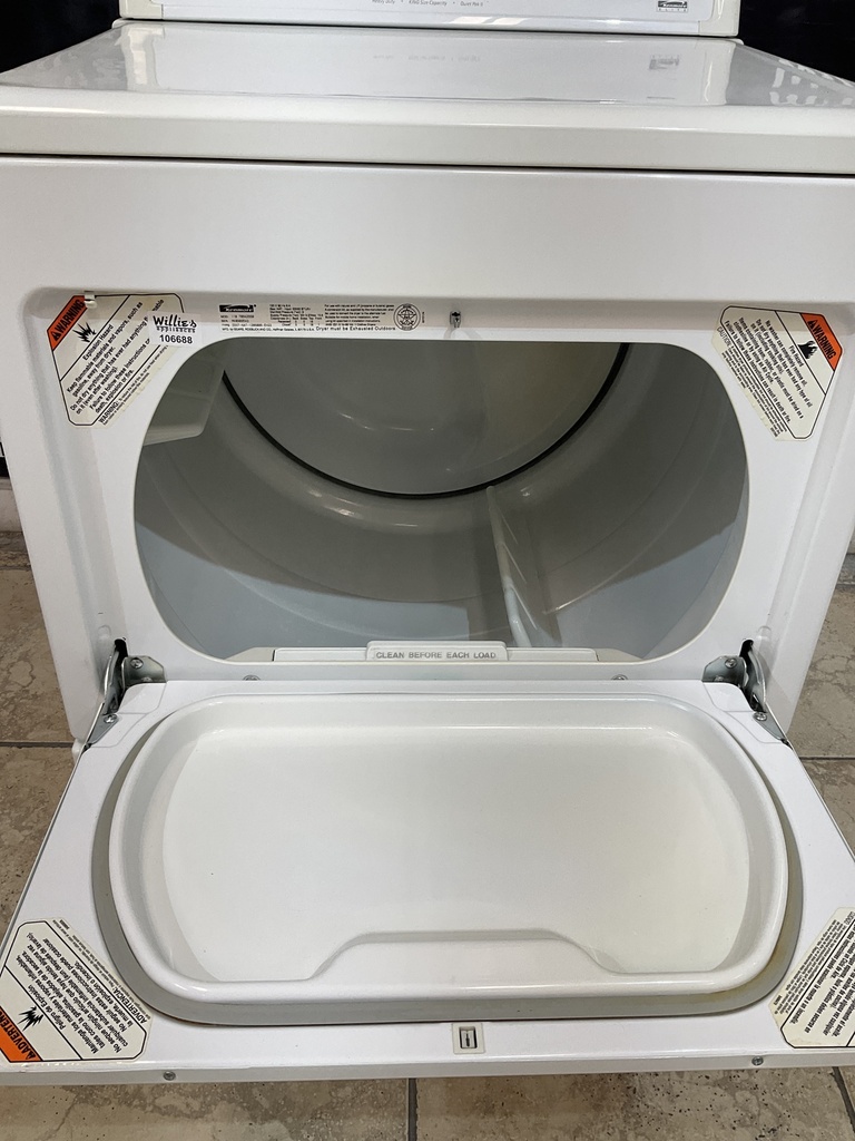 Kenmore Used Natural Gas Dryer 27inches (white) 