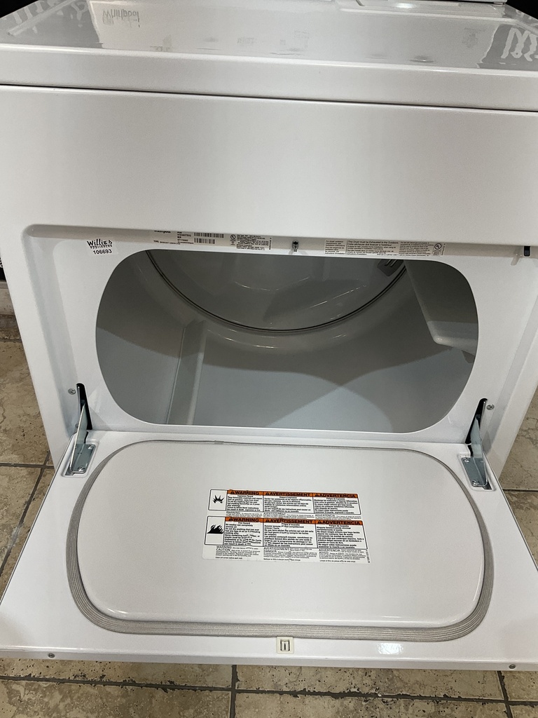 Whirlpool Used Natural Gas Dryer 29inches (White) 