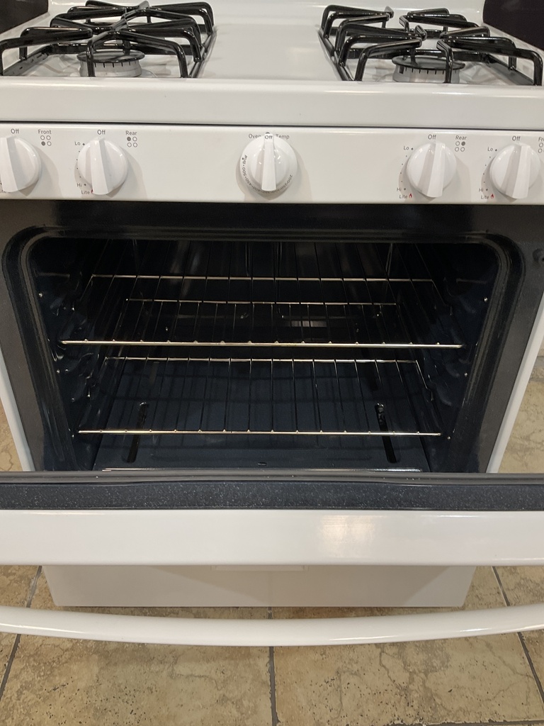 Ge Used Natural Gas Stove 30inches (White) 