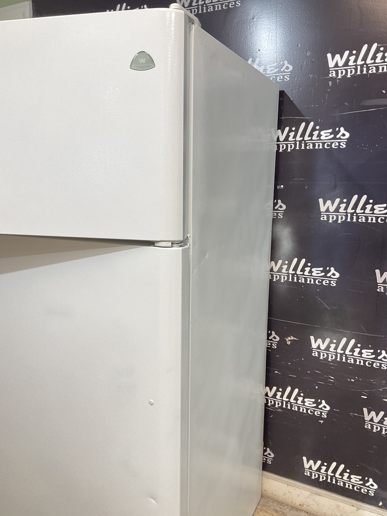 White Westinghouse Used Refrigerator Top and Bottom 30x66 (White) 