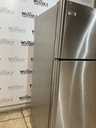 Frigidaire Used Refrigerator Top and Bottom 30x66 1/2” (Stainless Steel) 