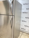 Frigidaire Used Refrigerator Top and Bottom 30x66 1/2” (Stainless Steel) 