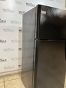 Frigidaire Used Refrigerator Top and Bottom 30x65 1/2” (Black) 