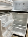 Frigidaire Used Refrigerator Top and Bottom 30x65 1/2” (Black) 