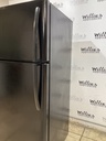 Frigidaire Used Refrigerator Top and Bottom 30x65 1/2” (Black) 