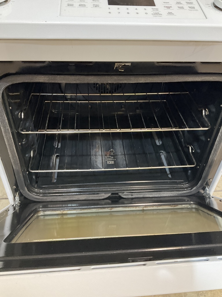 Ge Used Natural Gas Stove 30inches (White) 