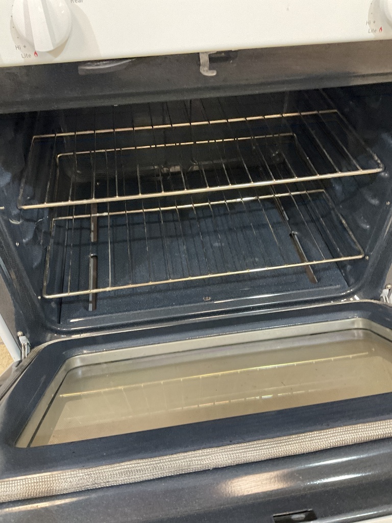 Ge Used Natural Gas Stove 30inches (White) 