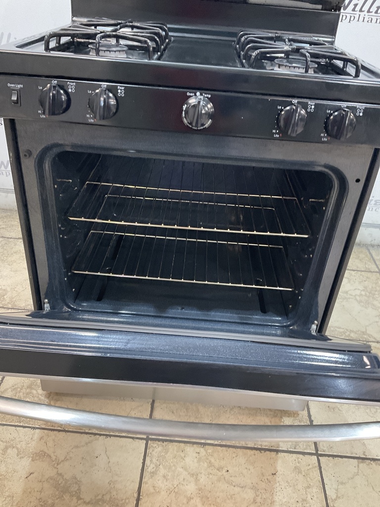 Ge Used Natural Gas Stove 30inches (Stainless Steel) 