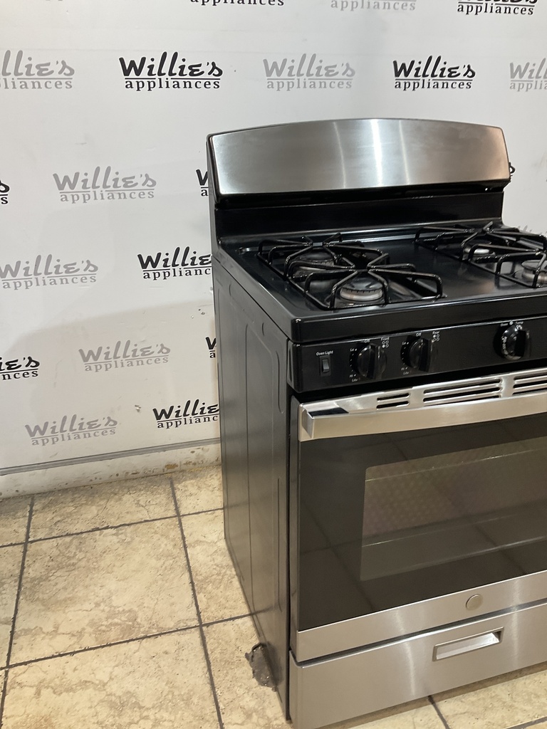 Ge Used Natural Gas Stove 30inches (Stainless Steel) 