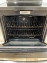 Ge Used Electric Stove 220volts (40/50 AMP) 30inches {no cord} (Stainless steel) 