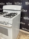 Ge Used Natural Gas Stove 30inches (White)