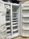 Ge Used Refrigerator Side by Side 36 1/2” x 69 1/2” (White)