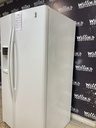 Ge Used Refrigerator Side by Side 36 1/2” x 69 1/2” (White)