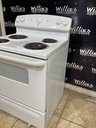 Ge Used Electric Stove 220volts (30 AMP) 30inches {no cord} (white) 