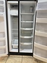 Ge Used Refrigerator Side by Side 33 1/2” x 67 1/2” (stainless steel) 