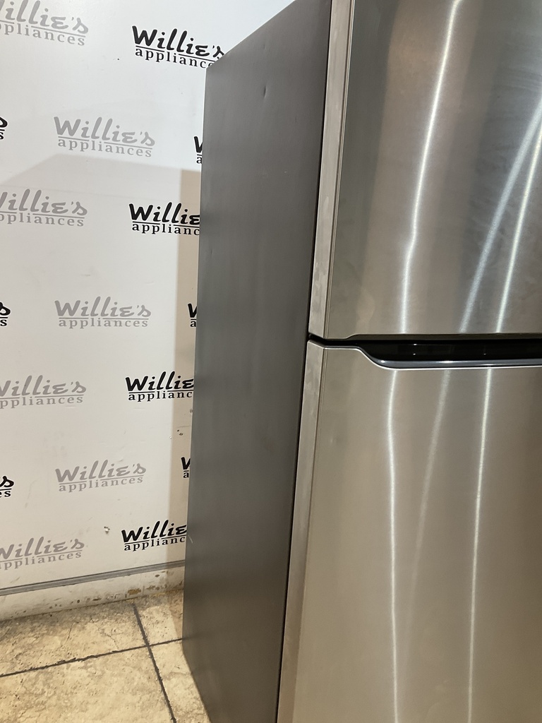 Frigidaire Used Refrigerator Top and Bottom 30x66 (Stainless Steel) 