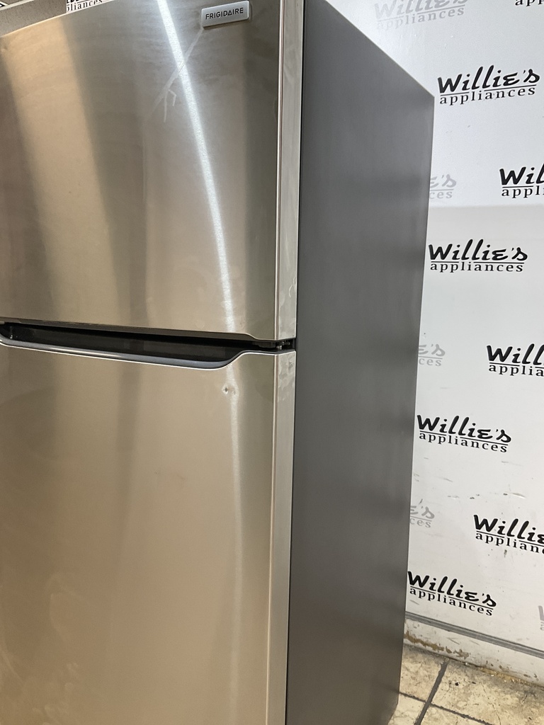 Frigidaire Used Refrigerator Top and Bottom 30x66 (Stainless Steel) 