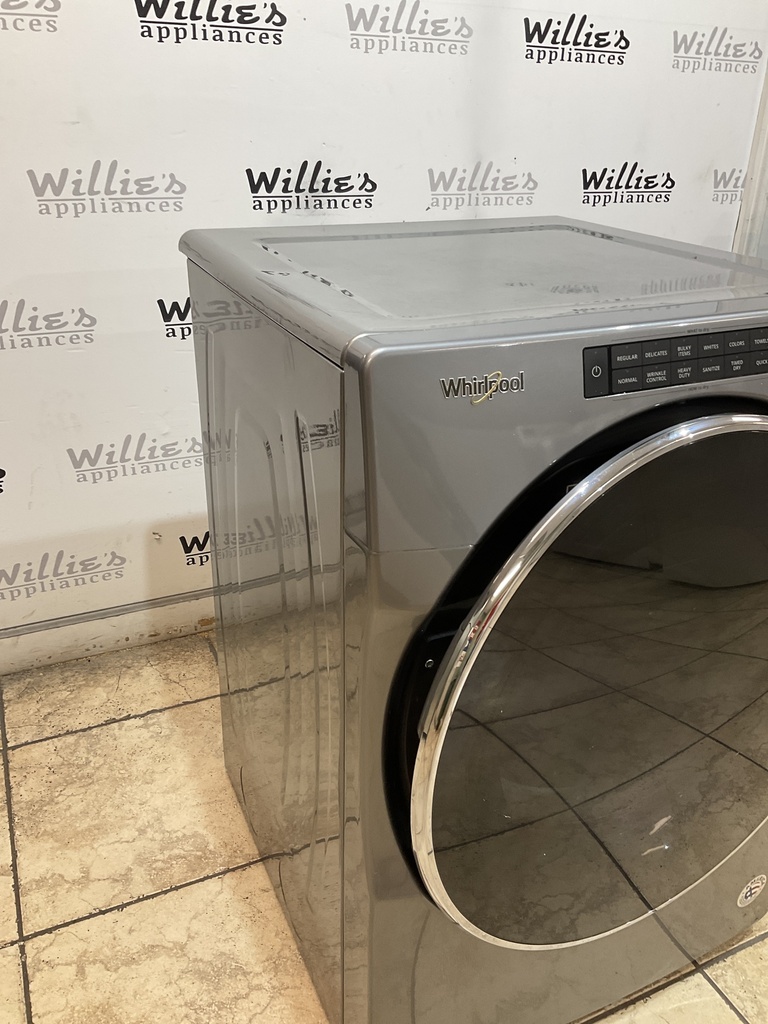 Whirlpool Used Electric Dryer 220volts (30 AMP) 27inches (Grey) 