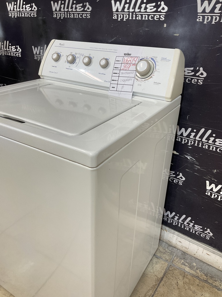 Whirlpool Used Washer Top-load 27inches (White) 