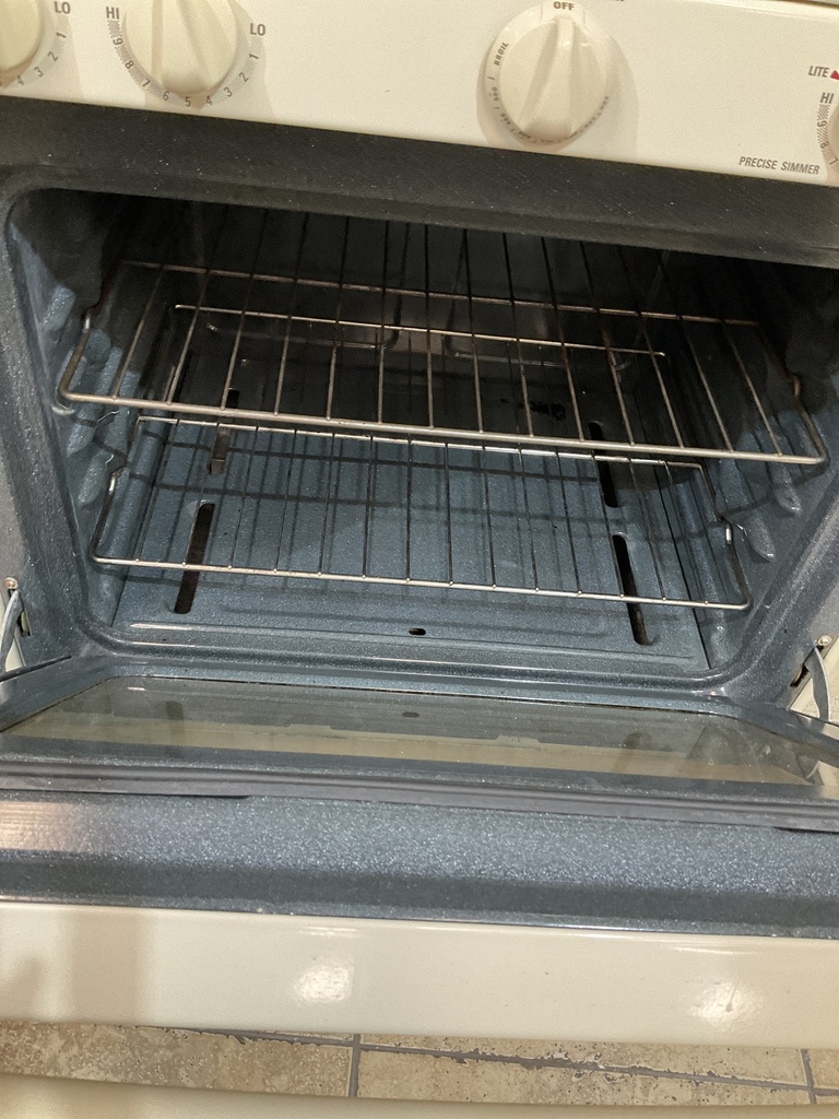 Ge Used Natural Gas Stove 30inches (Bisque) 