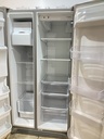 Frigidaire Used Refrigerator Side by Side 36 1/2” x 69 1/2” (Stainless Steel) 
