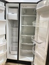 Frigidaire Used Refrigerator Side by Side 36 1/2”x69 1/2” (black) 