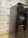Frigidaire Used Refrigerator Side by Side 36 1/2”x69 1/2” (black) 