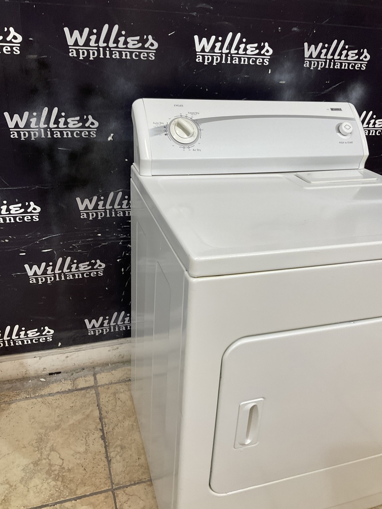 Kenmore Used Electric Dryer 220volts (30 AMP) 29inches {no cord} (White) 