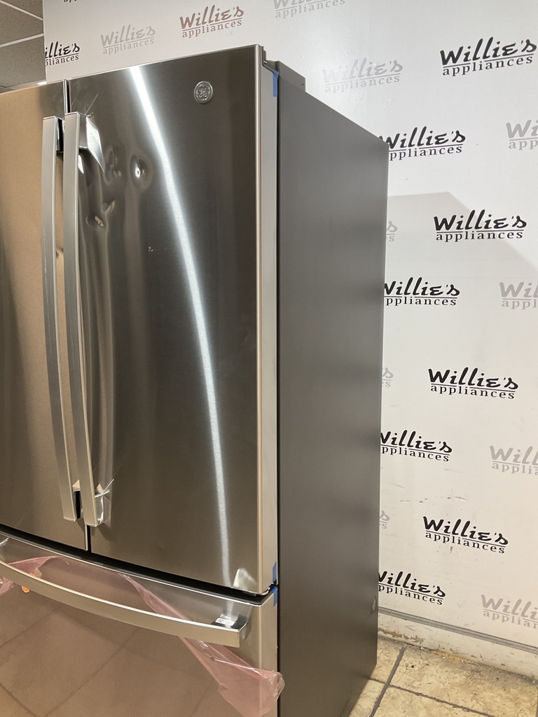 Ge New Open Box Refrigerator French Door 36x70 (Stainless Steel) 