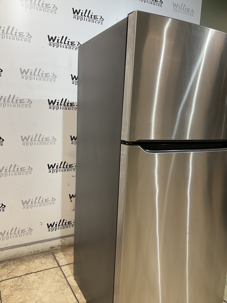 Frigidaire Used Refrigerator Top and Bottom 30x66 (stainless steel) 