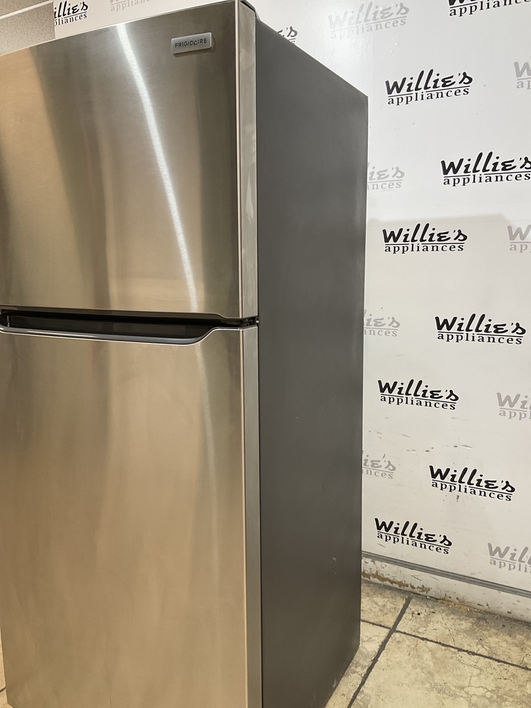 Frigidaire Used Refrigerator Top and Bottom 30x66 (stainless steel) 
