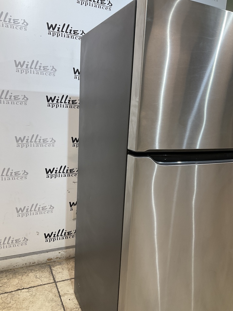 Frigidaire Used Refrigerator Top and Bottom 30x66 (stainless steel) 