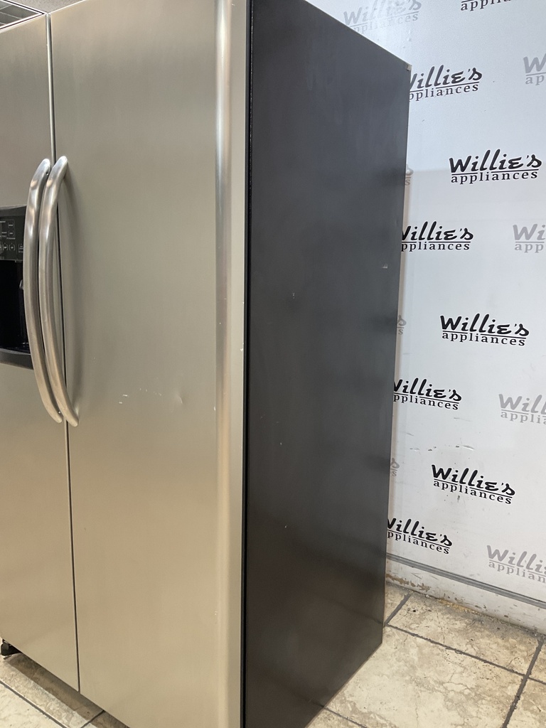 Ge Used Refrigerator Side by Side 36x70 (Stainless Steel) 