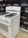 Ge Used Natural Gas Stove 30inches (white) 