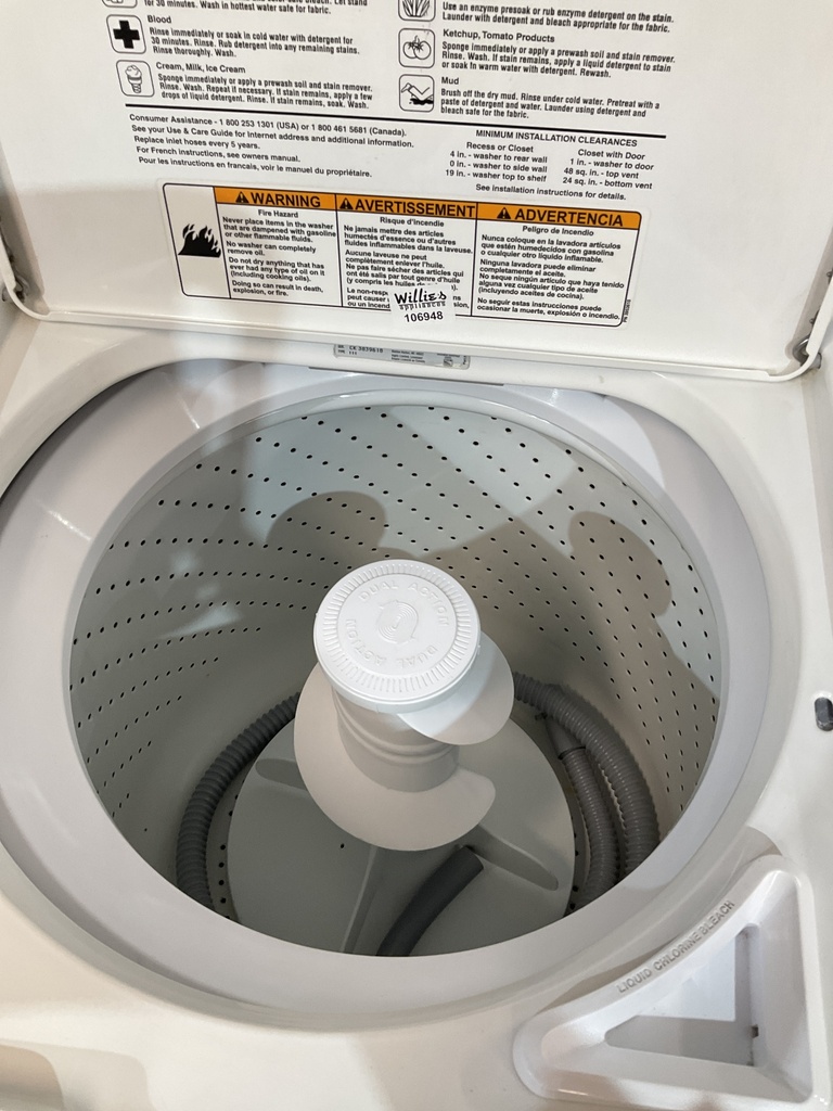 Estate Used Washer Top-load 27inches (white) 