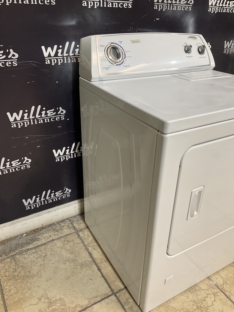 Whirlpool Used Natural Gas Dryer 29inches (white) 