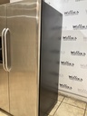 Ge Used Refrigerator Side by Side 33 1/2” x 67 1/2” (Stainless Steel) 