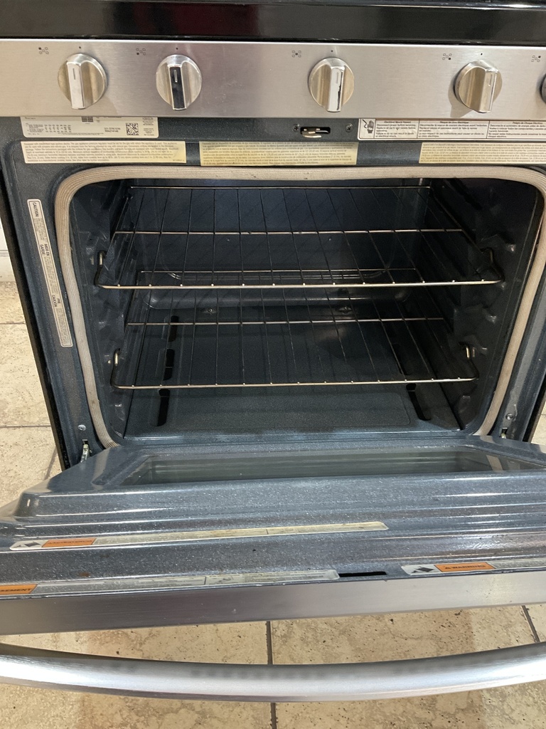 Whirlpool Used Natural Gas Stove 30inches (Stainless Steel) 
