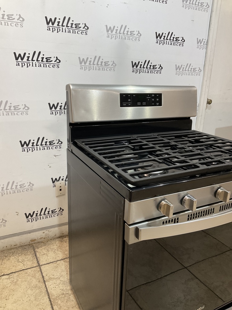 Whirlpool Used Natural Gas Stove 30inches (Stainless Steel) 