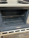 Hotpoint Used Electric Stove 220volts (40/50 AMP) 30inches {no cord} (bisque/black) 