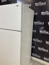 Hotpoint Used Refrigerator Top and Bottom 28x61 1/2” (White) 
